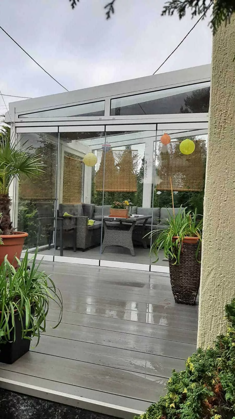 Sunflex Terrassenverglasung