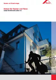 Roto Einbruchschutz - Schutz für Fenster und Türen
