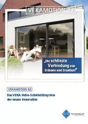 VEKA Hebe-Schiebetürsystem - VEKAMOTION 82