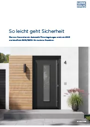 So leicht geht Sicherheit  Mechanische Türverriegelung  Broschüre WINKHAUS