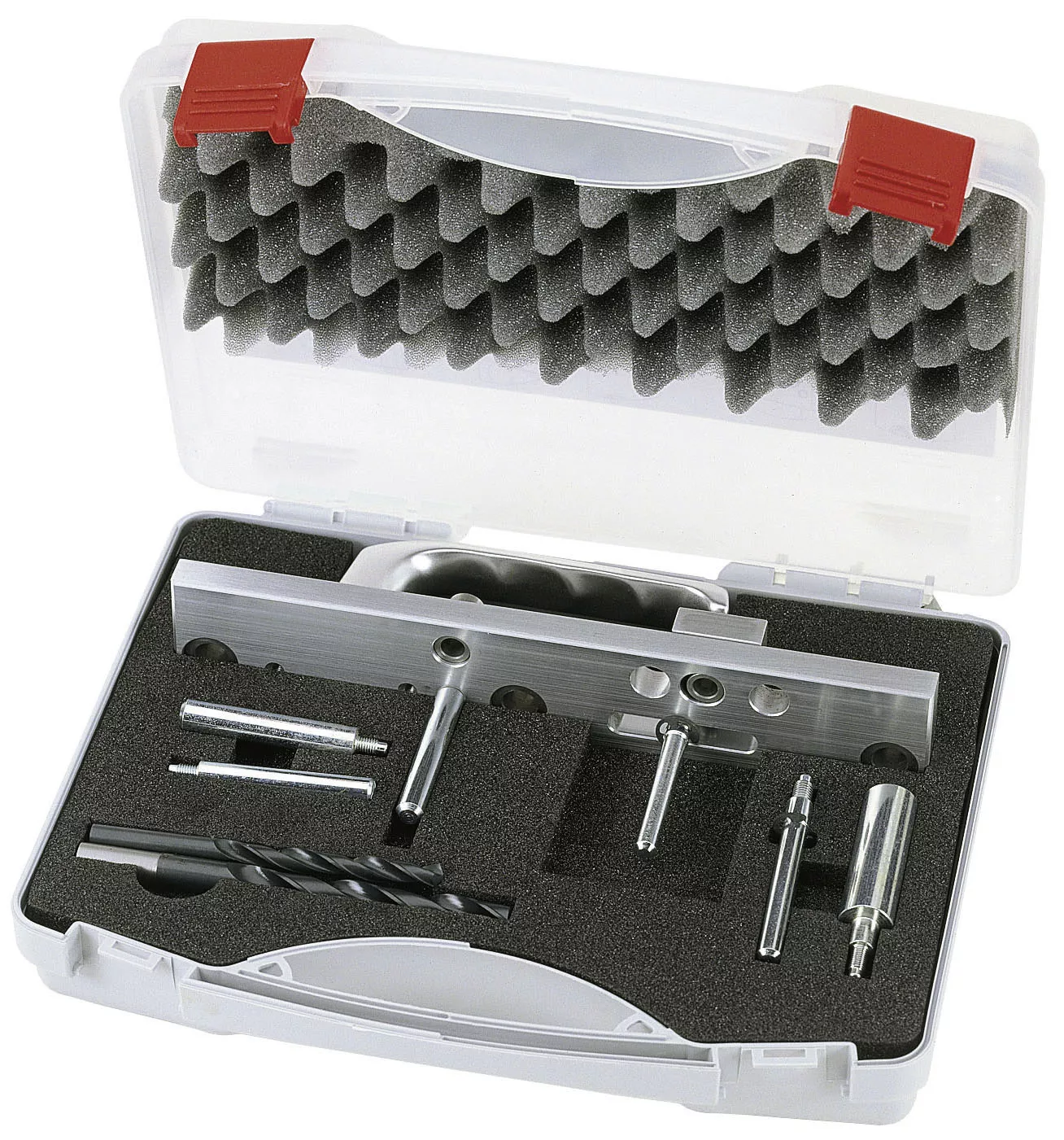 Musterkoffer Bohrschablonen + Werkzeuge 