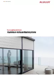 Alulux - Aluminium Vorbaurollladensysteme