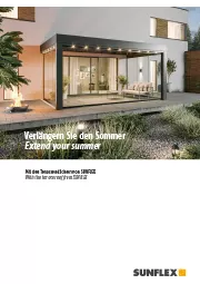 SUNFLEX - Verlängern Sie den Sommer - Terrassendach