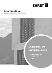 EHRET - Faltschiebeläden, Fensterläden aus Aluminium