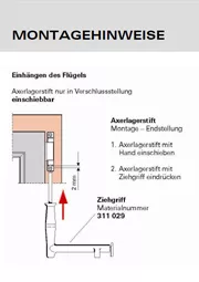 Roto Montagehinweise - Wartung & Einstellungen